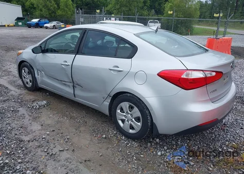 2016 Kia Forte Lx from USA, damaged, VIN KNAFK4A62G5608806